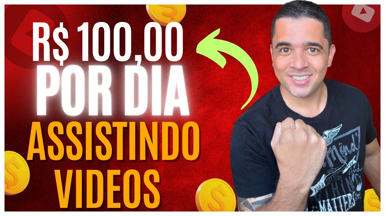 Descubra Como Ganhar Dinheiro No YouTube Assistindo Vídeos | Método Rápido : R$100 por dia (fácil)