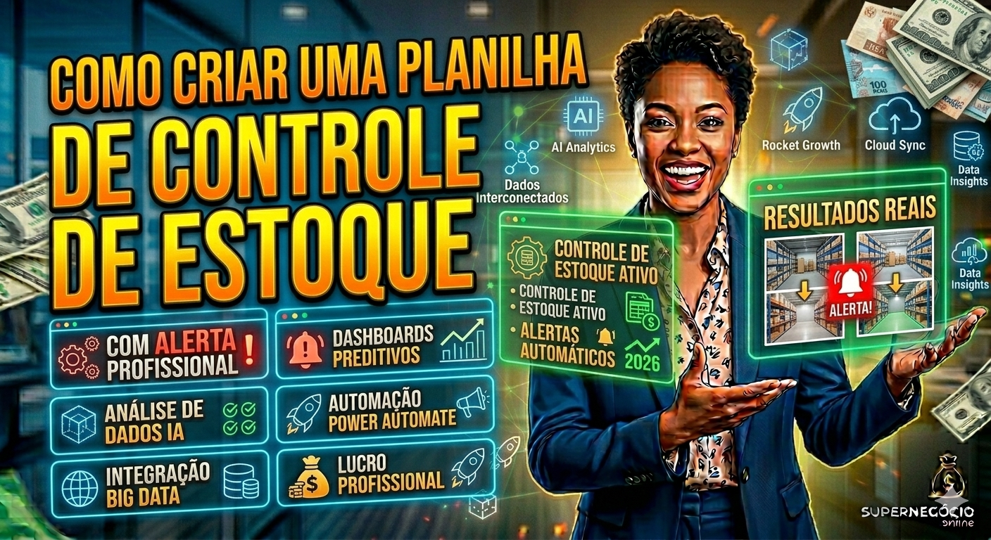 Como criar uma Planilha de Controle de Estoque com Alerta: O Guia Definitivo e Prático para Pequenas e Médias Empresas