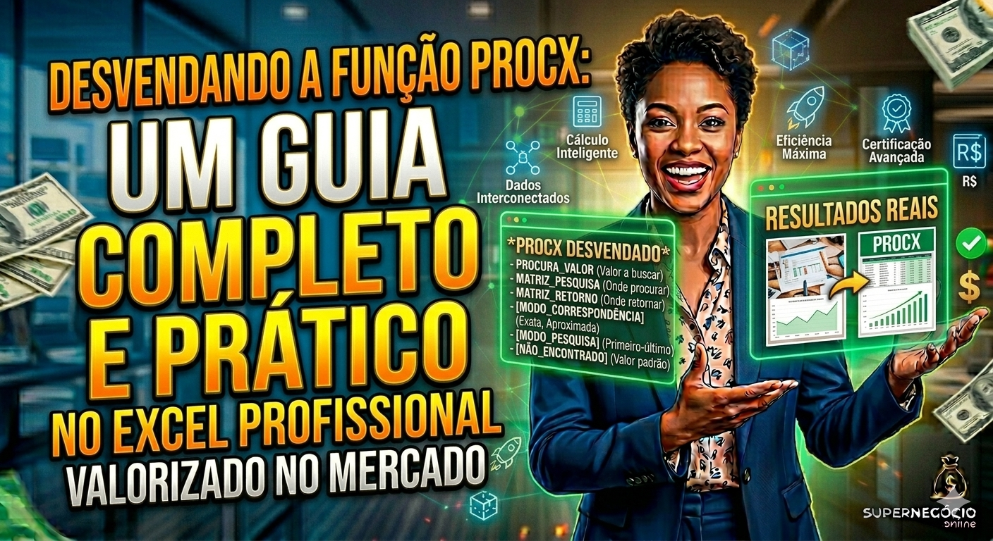Desvendando a Função PROCX no Excel: Um Guia Completo e Prático