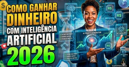 IA 2026: Como ganhar dinheiro com inteligência artificial 2026