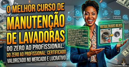 Curso de conserto maquina de lavar da Polo Norte 2026