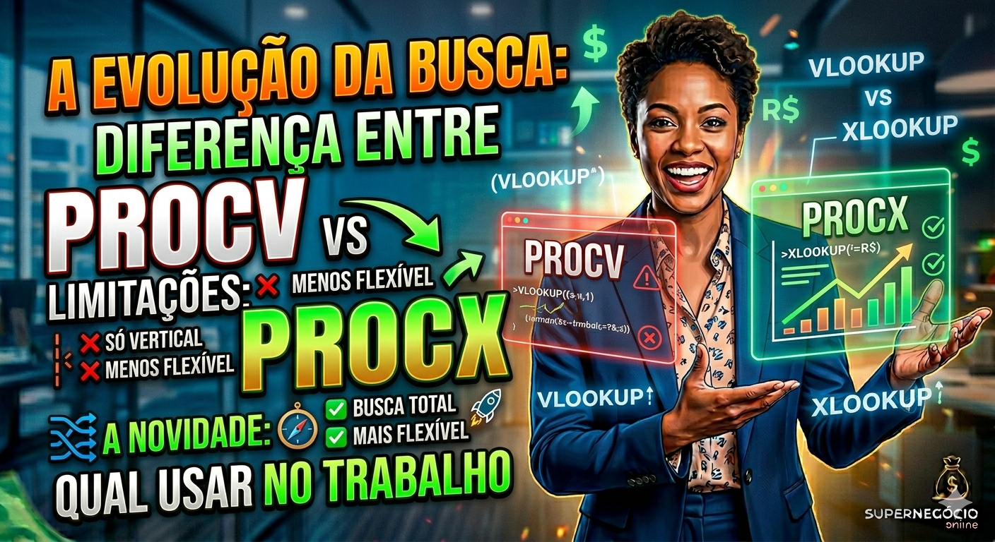 Diferença entre procv e procx qual usar no trabalho